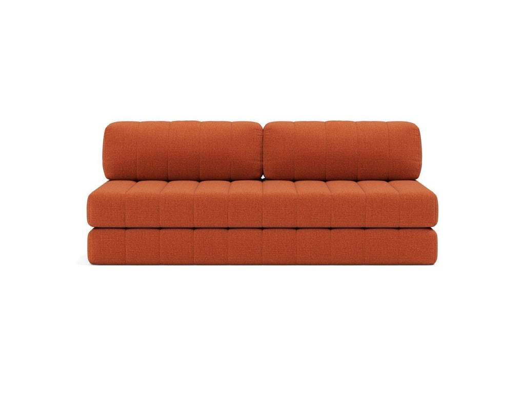 Divano letto matrimoniale sfoderabile Cozypad C01 - 412 Esina Rust Orange