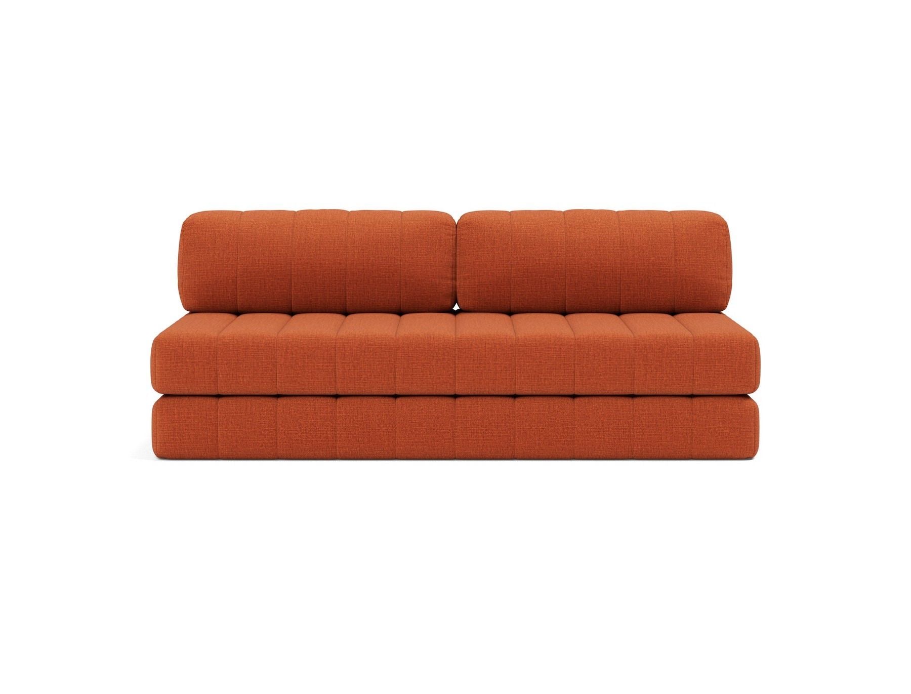 Divano letto matrimoniale sfoderabile Cozypad C01 - 412 Esina Rust Orange