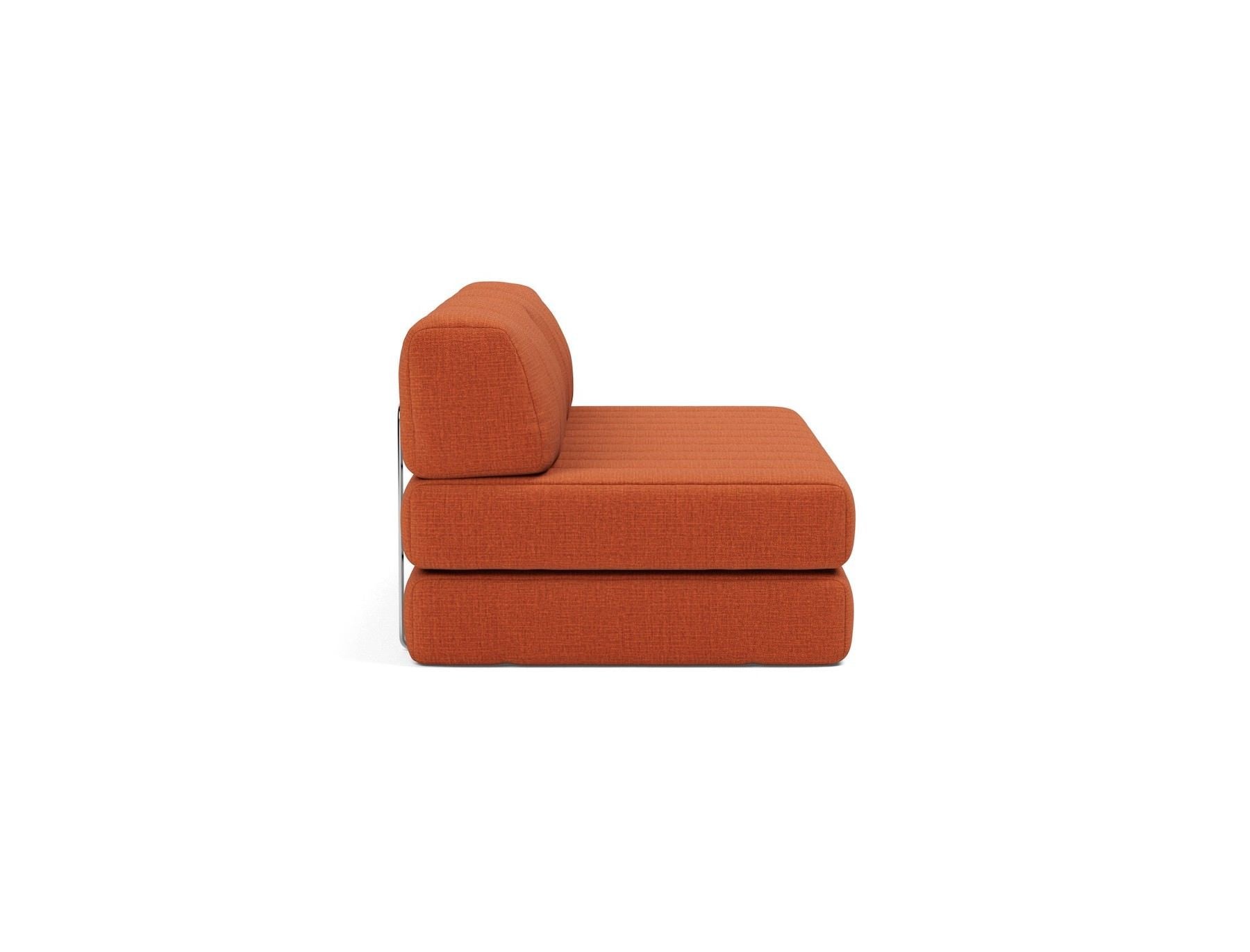 Divano letto matrimoniale sfoderabile Cozypad C01 - 412 Esina Rust Orange