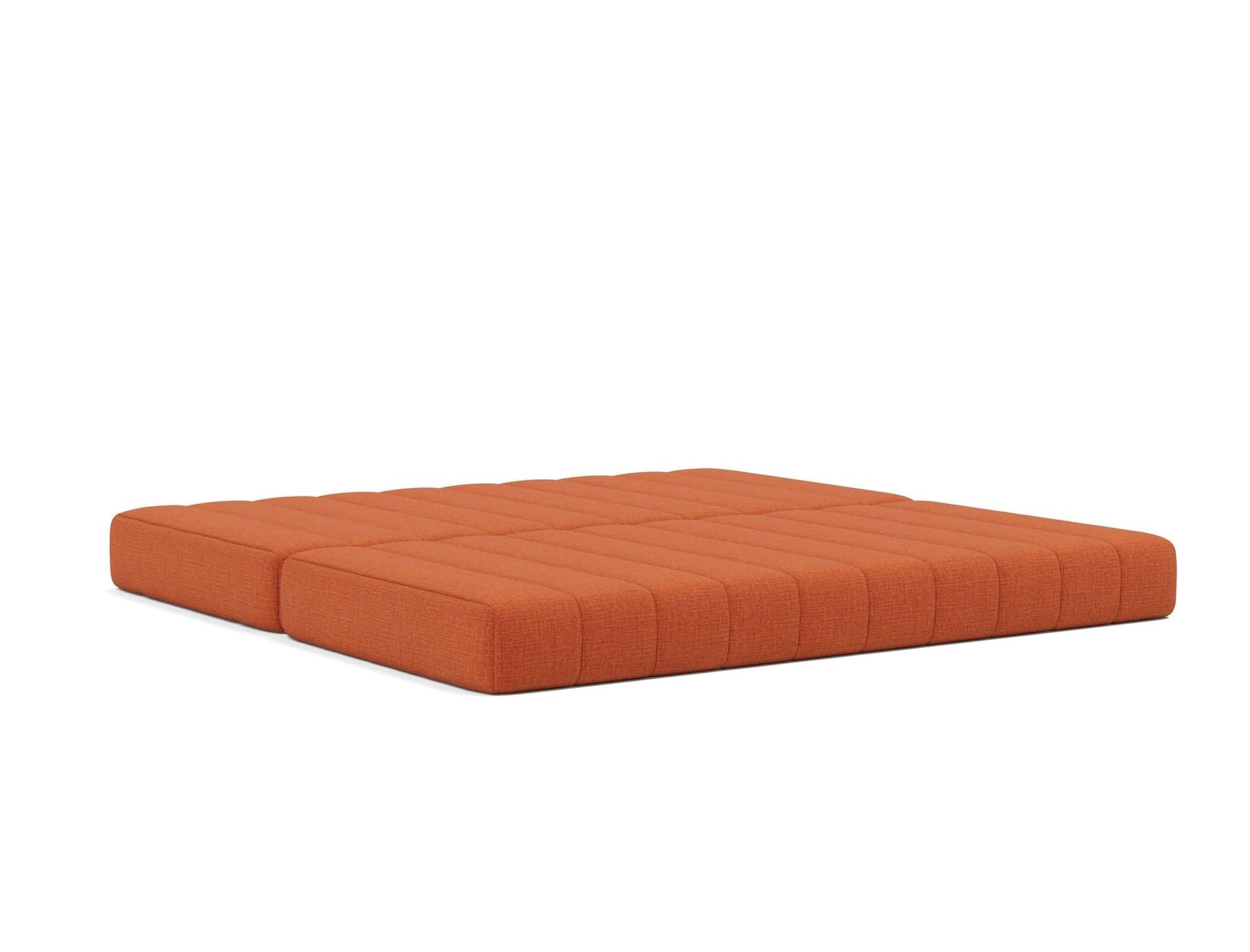 Divano letto matrimoniale sfoderabile Cozypad C01 - 412 Esina Rust Orange