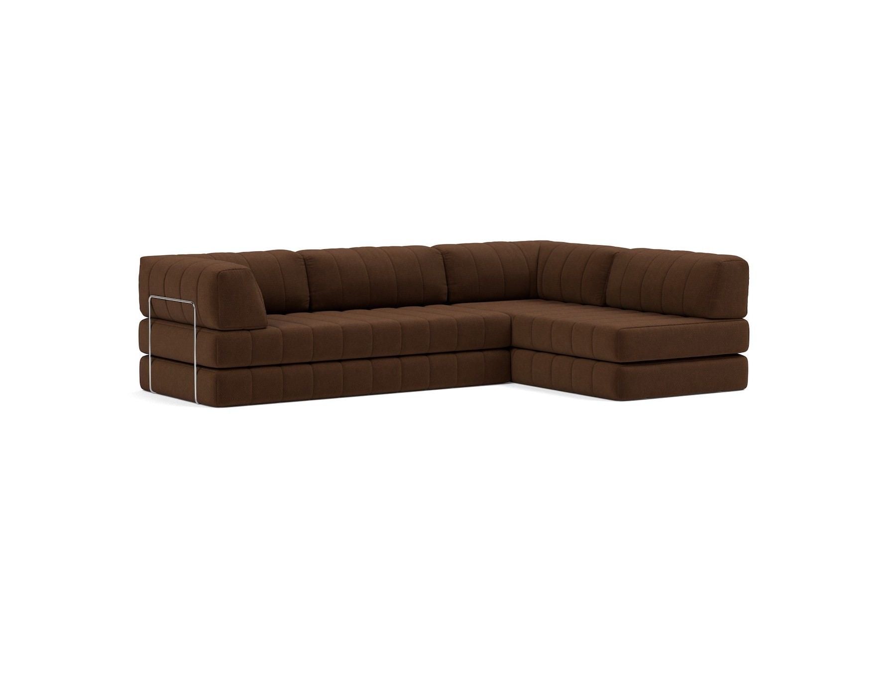 Divano letto matrimoniale angolare Cozypad C16 - 359 Taura Cappuccino