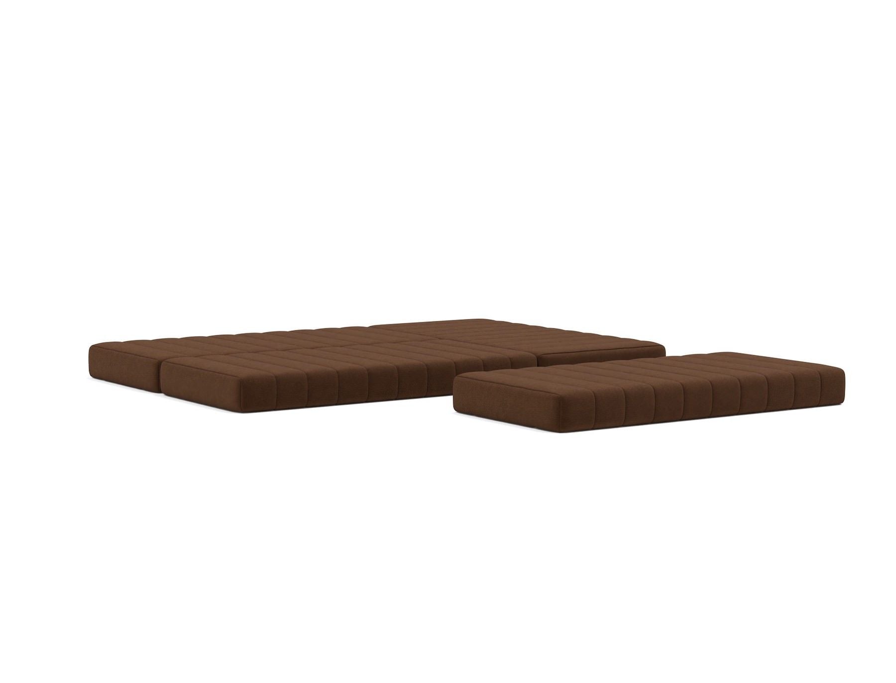 Divano letto matrimoniale angolare Cozypad C16 - 359 Taura Cappuccino