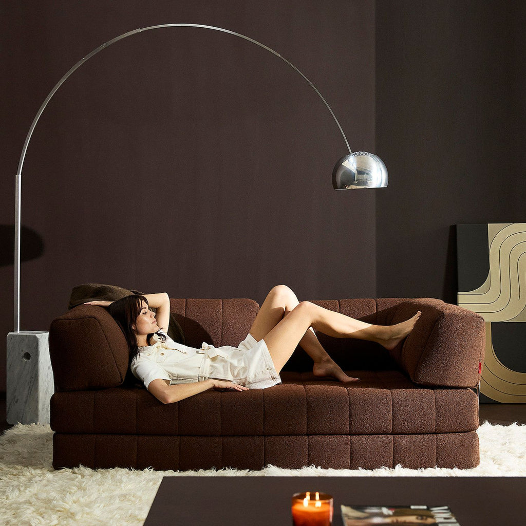 Divano letto matrimoniale sfoderabile Cozypad C02 - 359 Taura Cappuccino