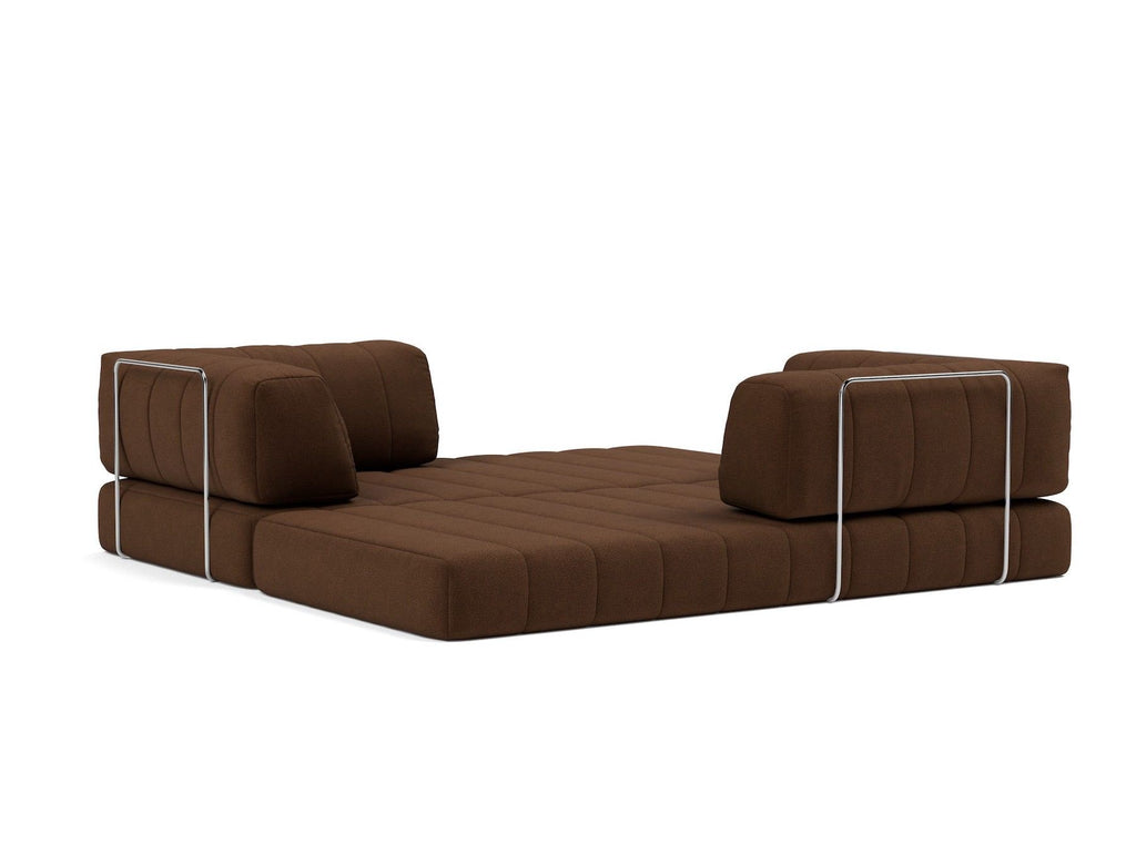 Divano letto matrimoniale sfoderabile Cozypad C02 - 359 Taura Cappuccino