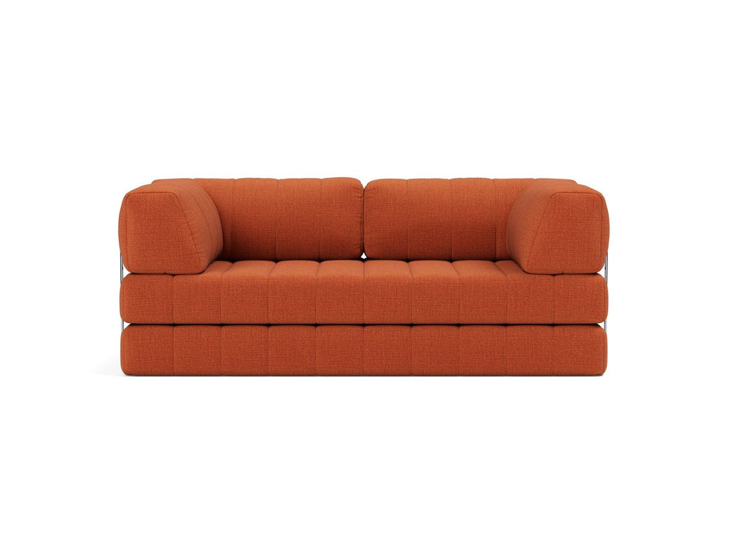 Divano letto matrimoniale sfoderabile Cozypad C02 - 412 Esina Rust Orange