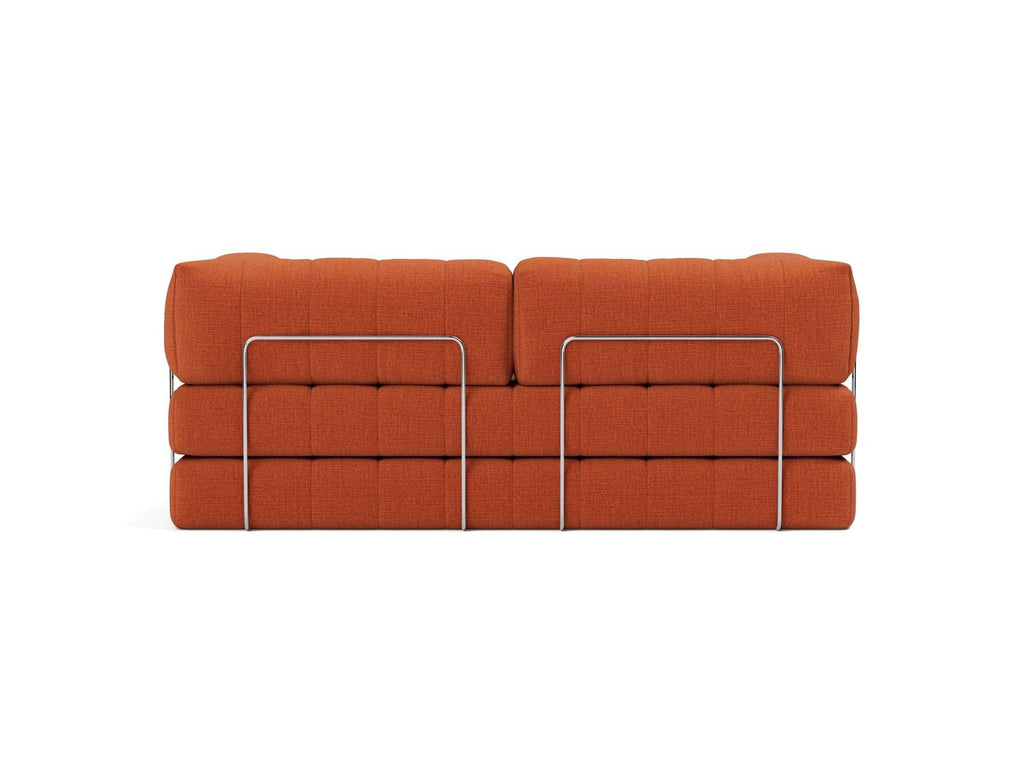 Divano letto matrimoniale sfoderabile Cozypad C02 - 412 Esina Rust Orange