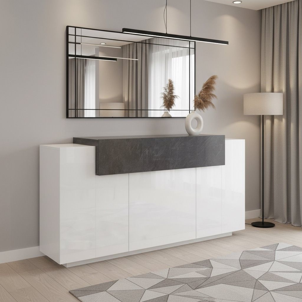Credenza moderna per cucina o soggiorno Krisen 160 Report