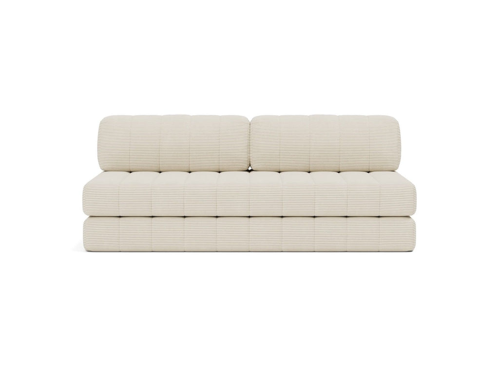 Divano letto matrimoniale sfoderabile Cozypad C01 - 594 Corduroy Ivory