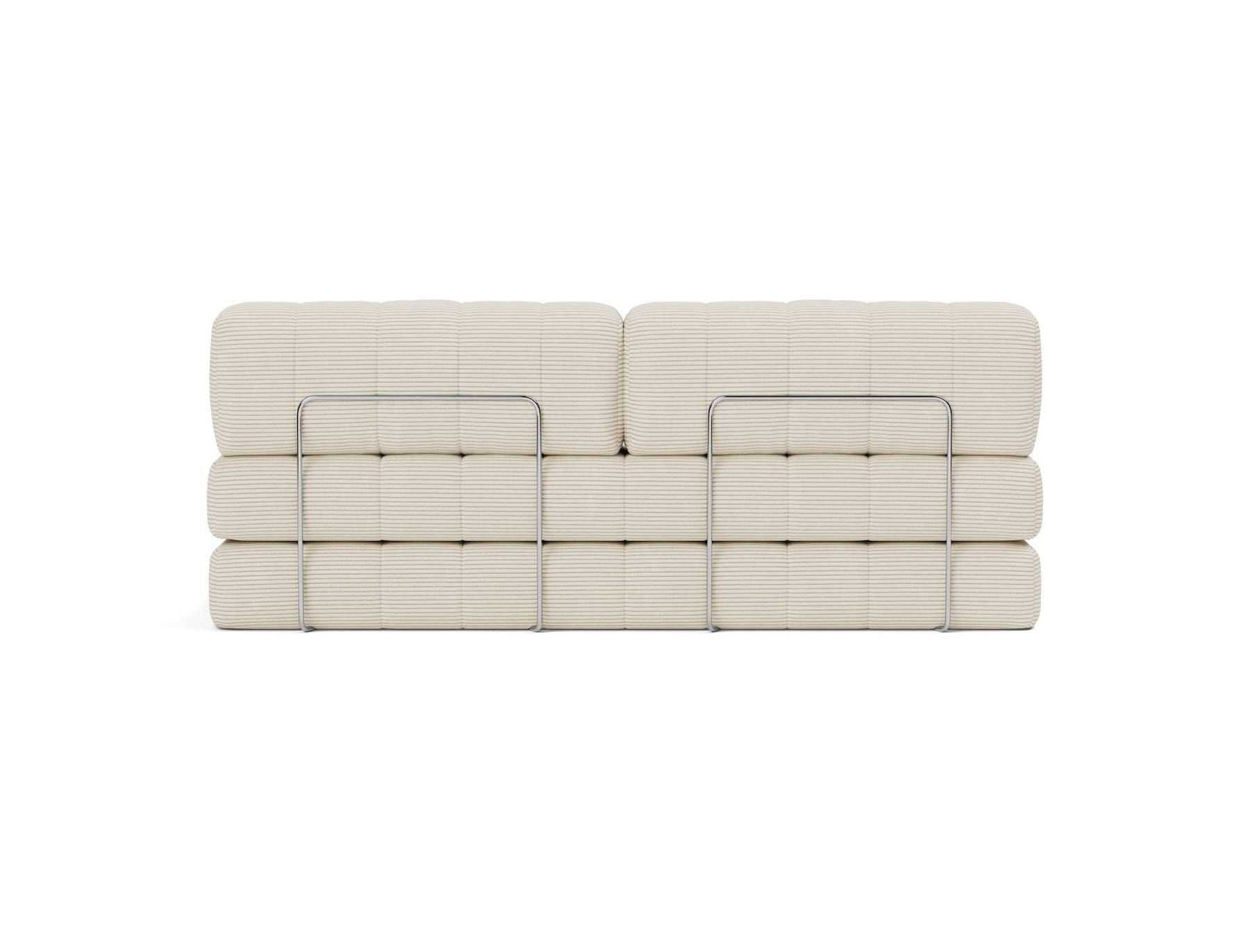Divano letto matrimoniale sfoderabile Cozypad C01 - 594 Corduroy Ivory