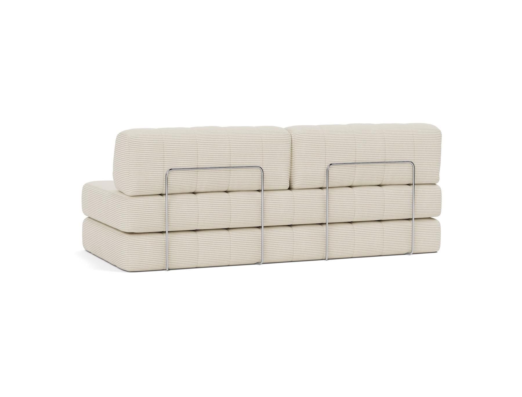 Divano letto matrimoniale sfoderabile Cozypad C01 - 594 Corduroy Ivory