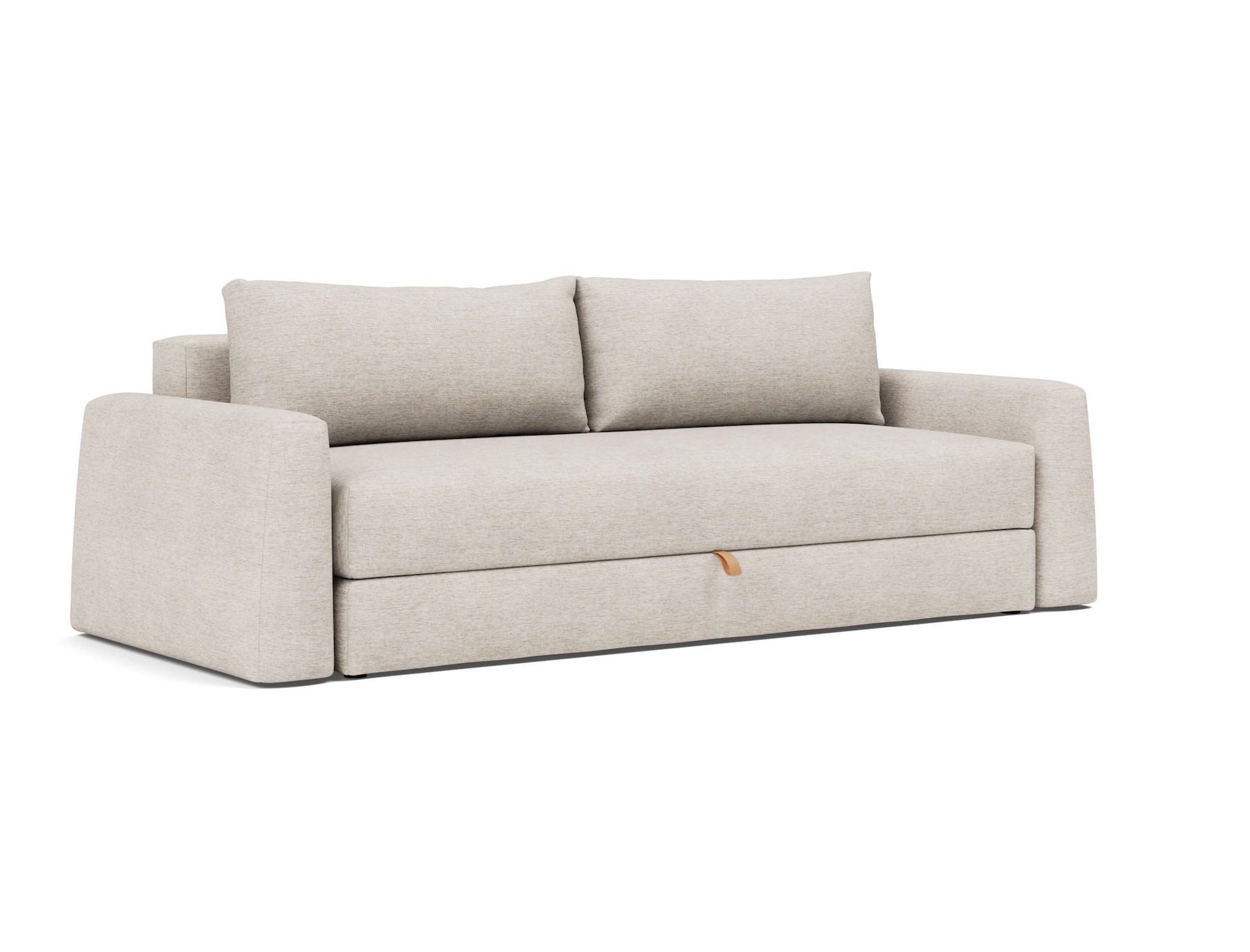 Divano letto matrimoniale con braccioli Cone - 470 Yuveno Natural