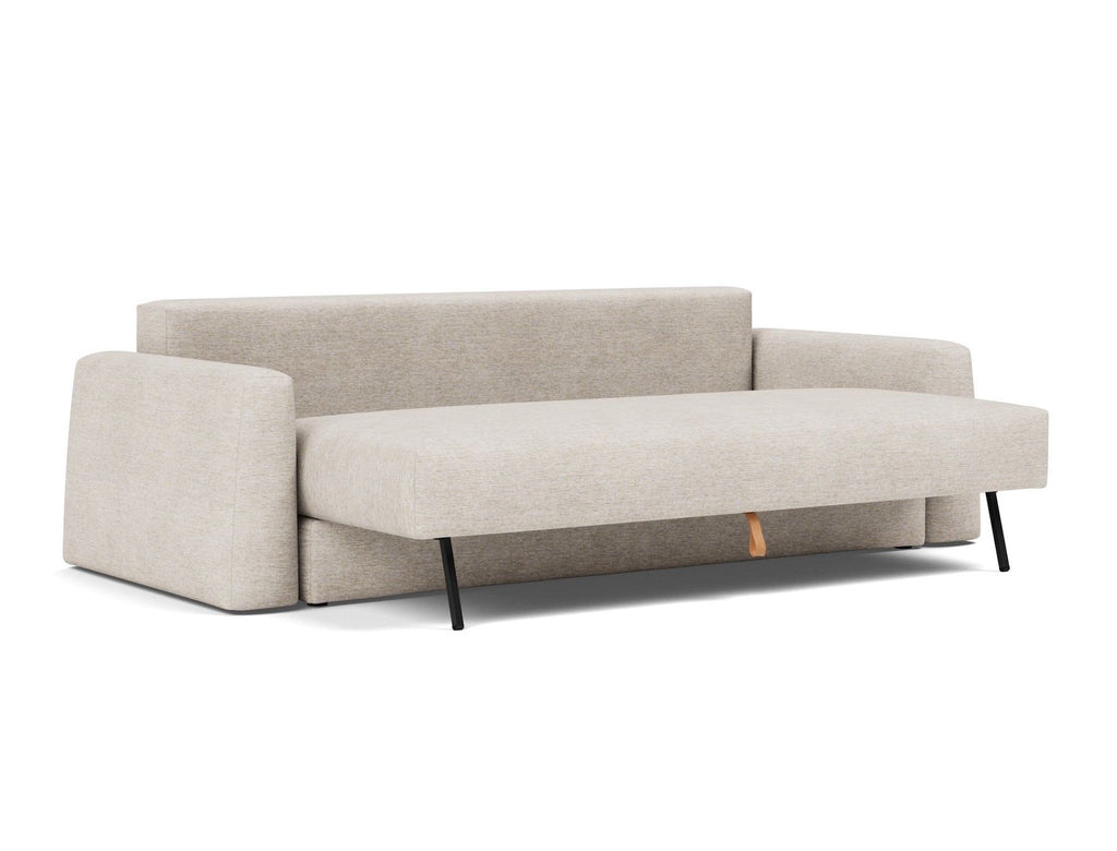Divano letto matrimoniale con braccioli Cone - 470 Yuveno Natural