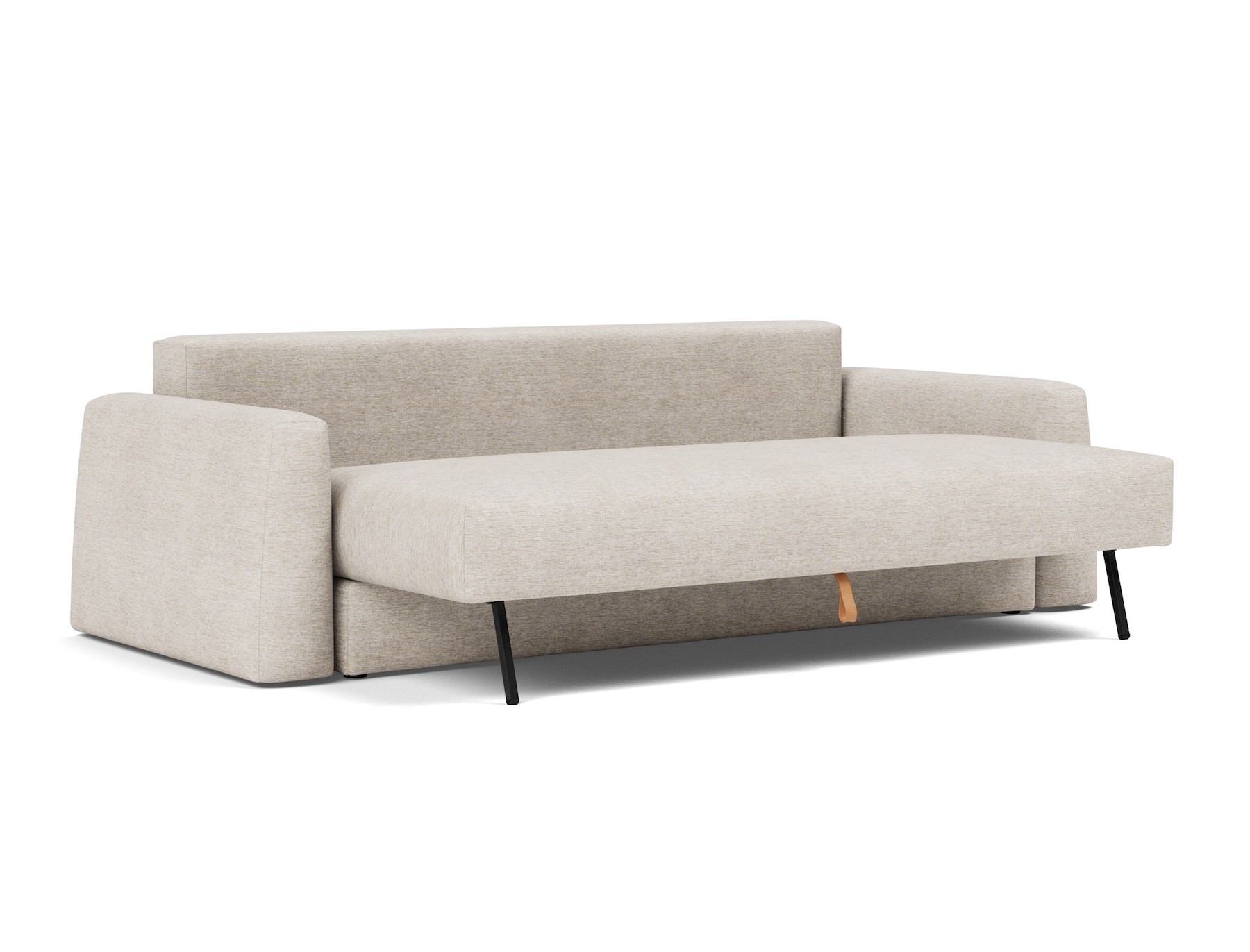 Divano letto matrimoniale con braccioli Cone - 470 Yuveno Natural