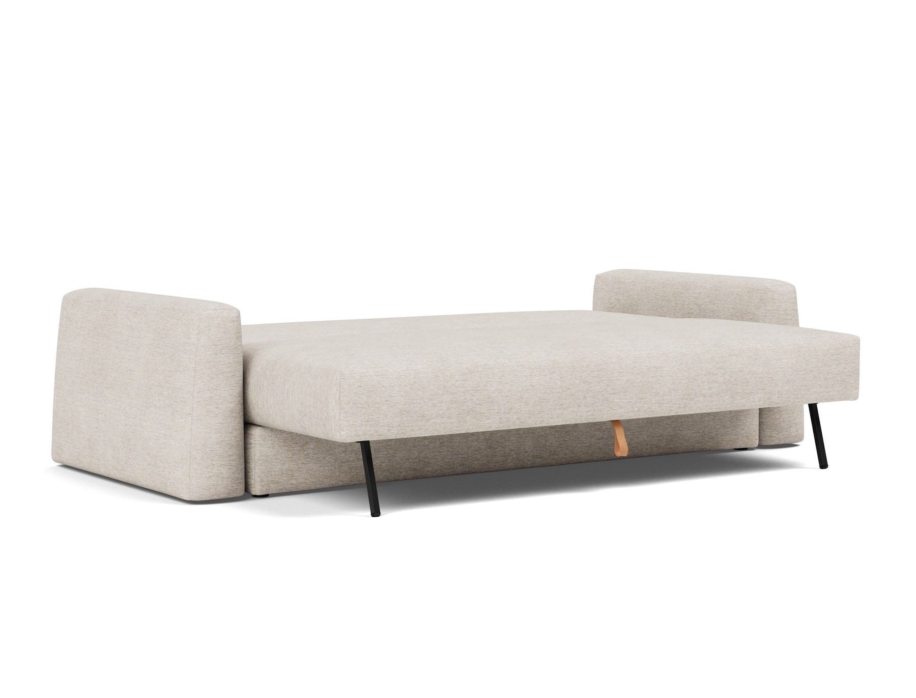 Divano letto matrimoniale con braccioli Cone - 470 Yuveno Natural