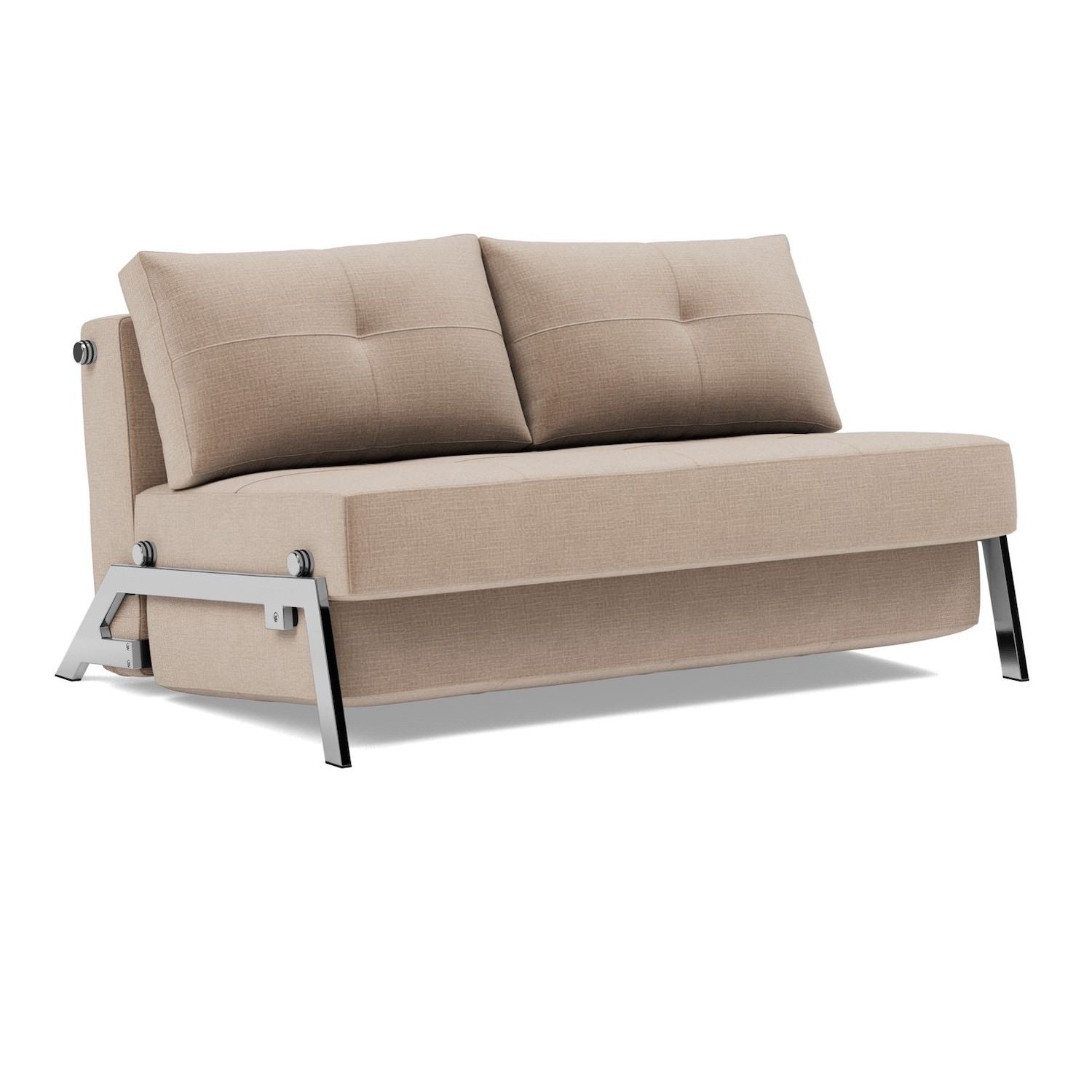 Divano letto matrimoniale trasformabile 140 cm Cubed - 417 Esina Mocha