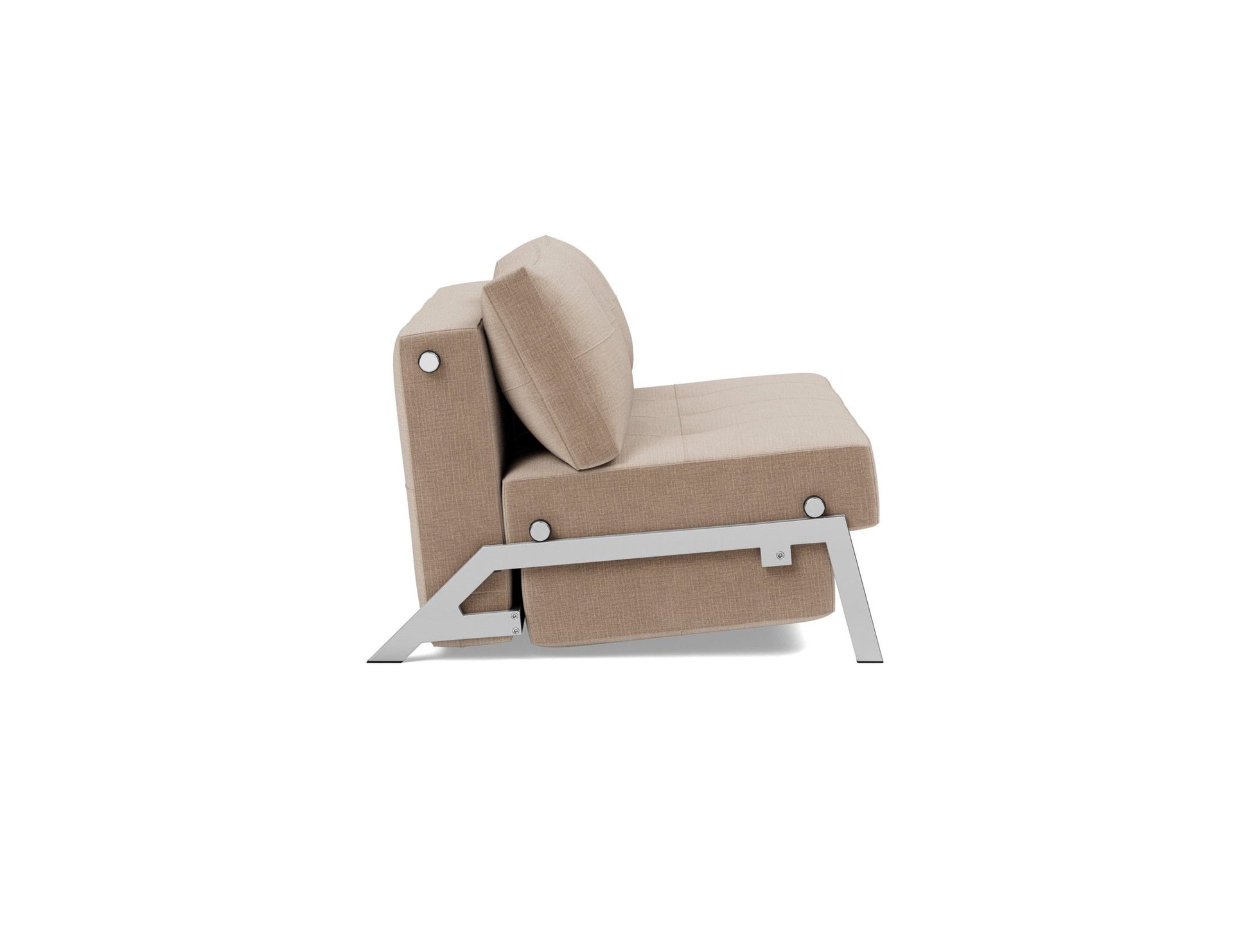 Divano letto matrimoniale trasformabile 140 cm Cubed - 417 Esina Mocha