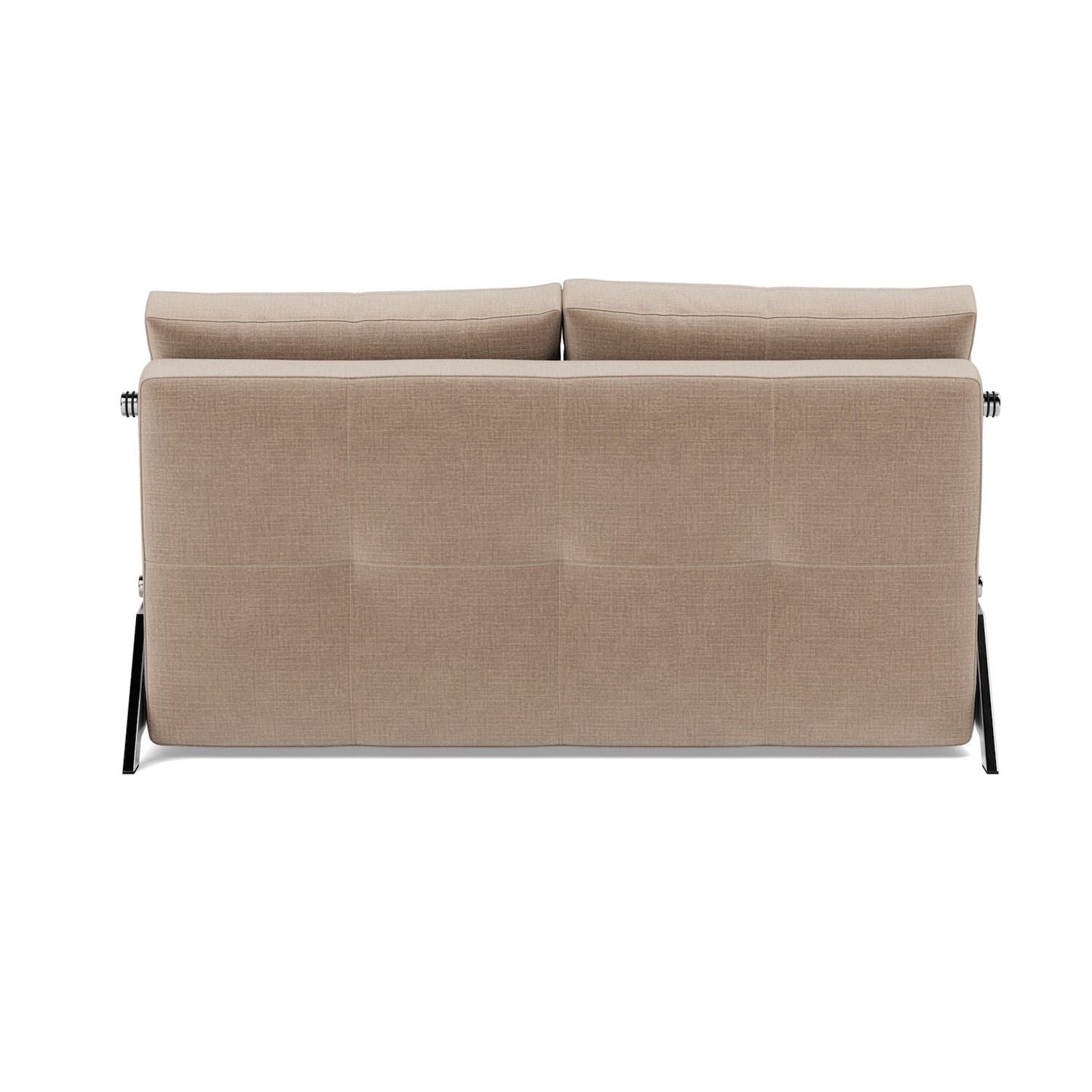Divano letto matrimoniale trasformabile 140 cm Cubed - 417 Esina Mocha