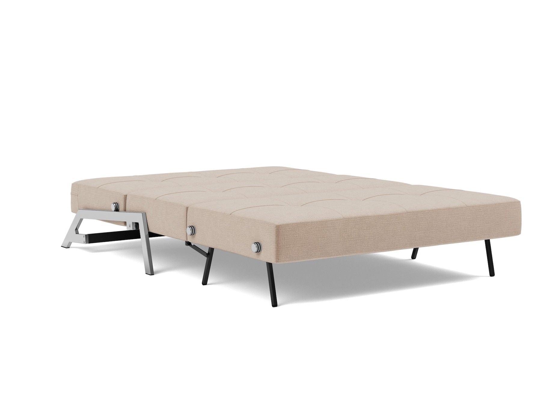 Divano letto matrimoniale trasformabile 140 cm Cubed - 417 Esina Mocha