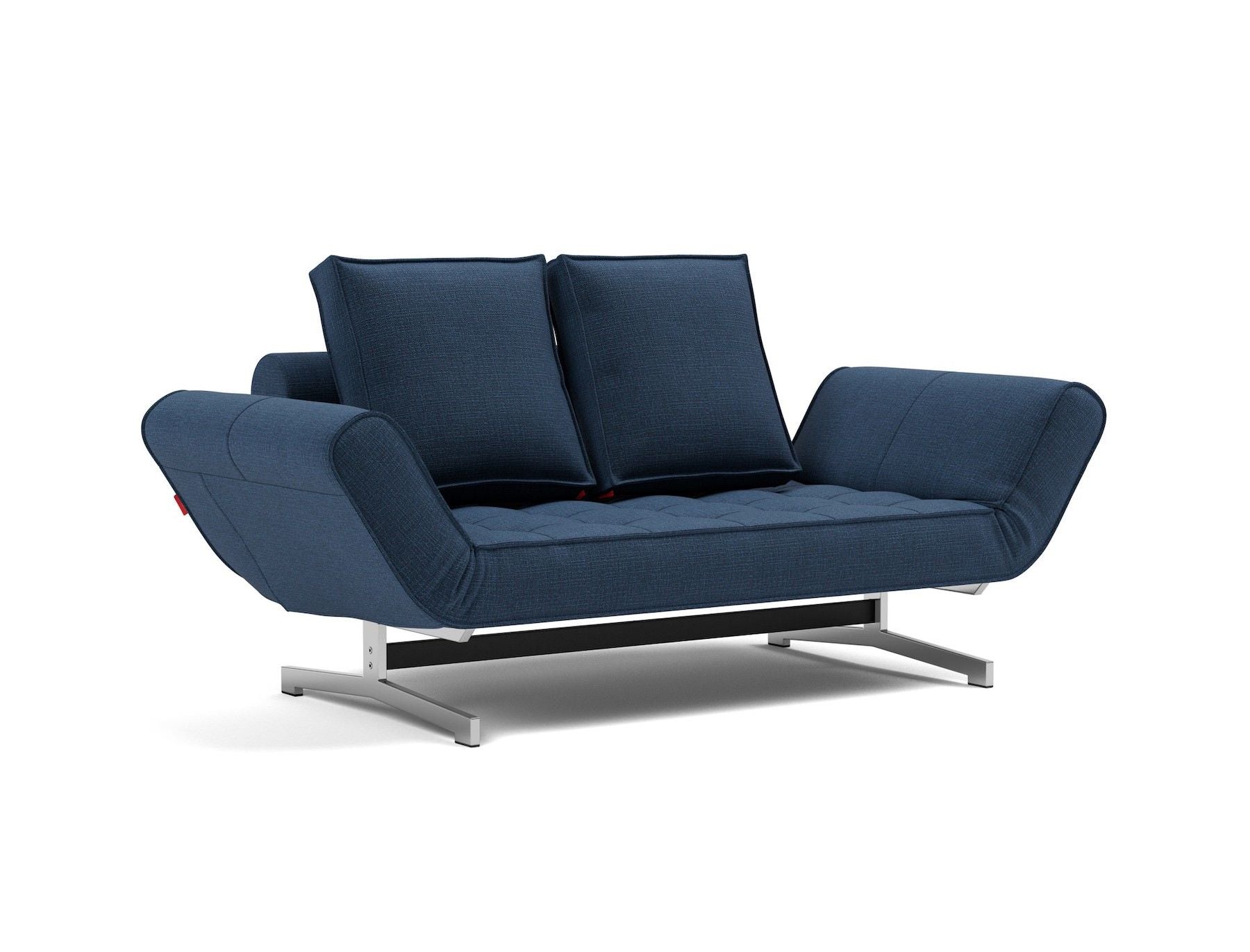 Divano letto singolo Ghia con materasso a molle - 414 Esina, Indigo Blue