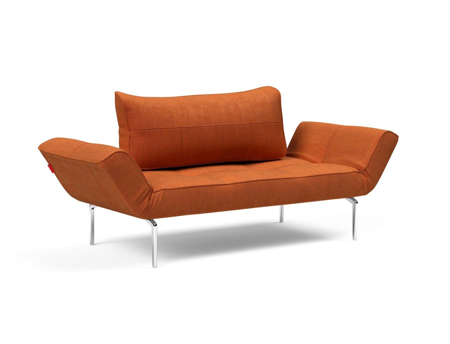 Divano letto singolo Zeal - 412 Esina, Rust Orange