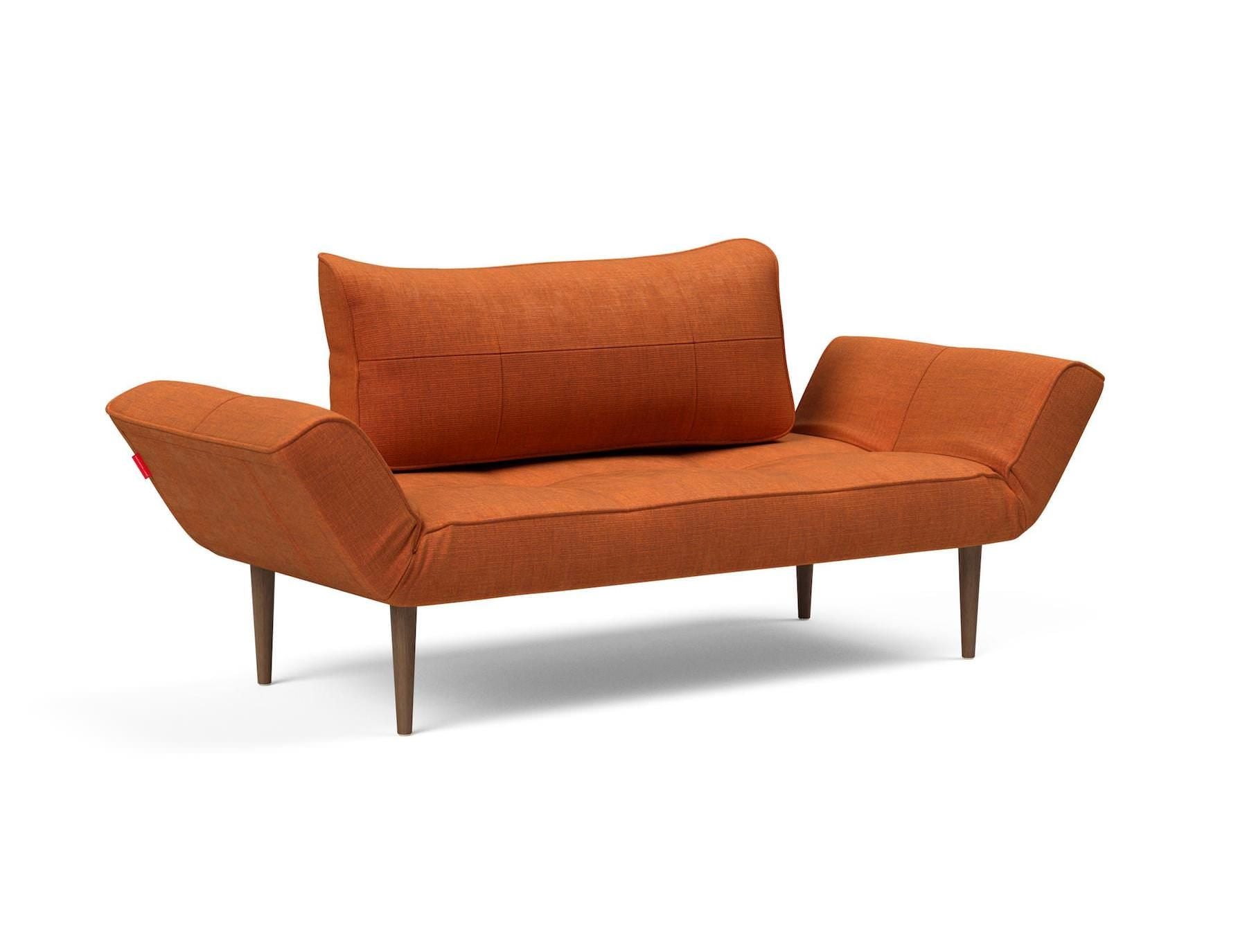 Divano letto singolo Zeal - 412 Esina, Rust Orange