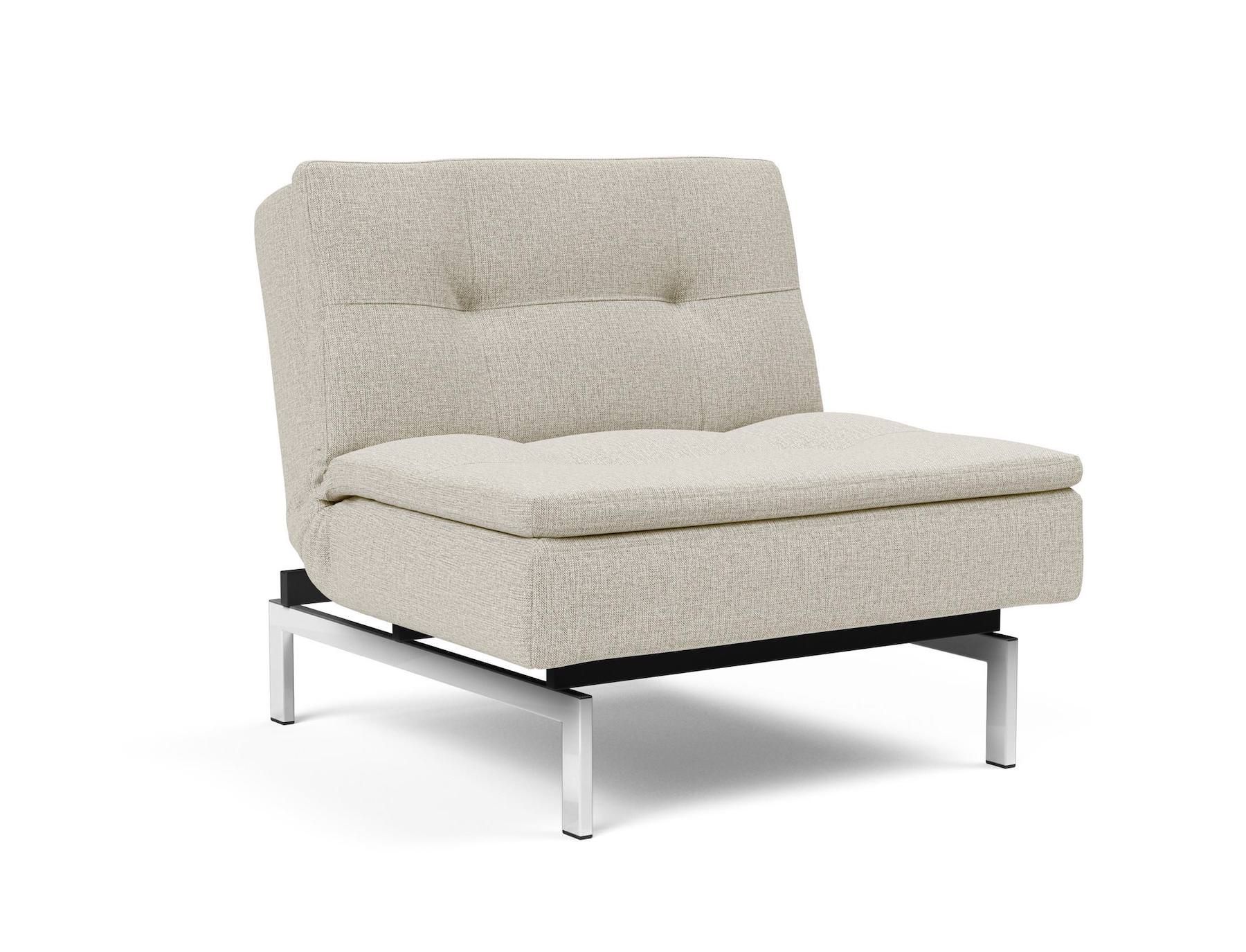 Poltrona camera da letto in tessuto Dublexo - 527 Mixed Dance Natural