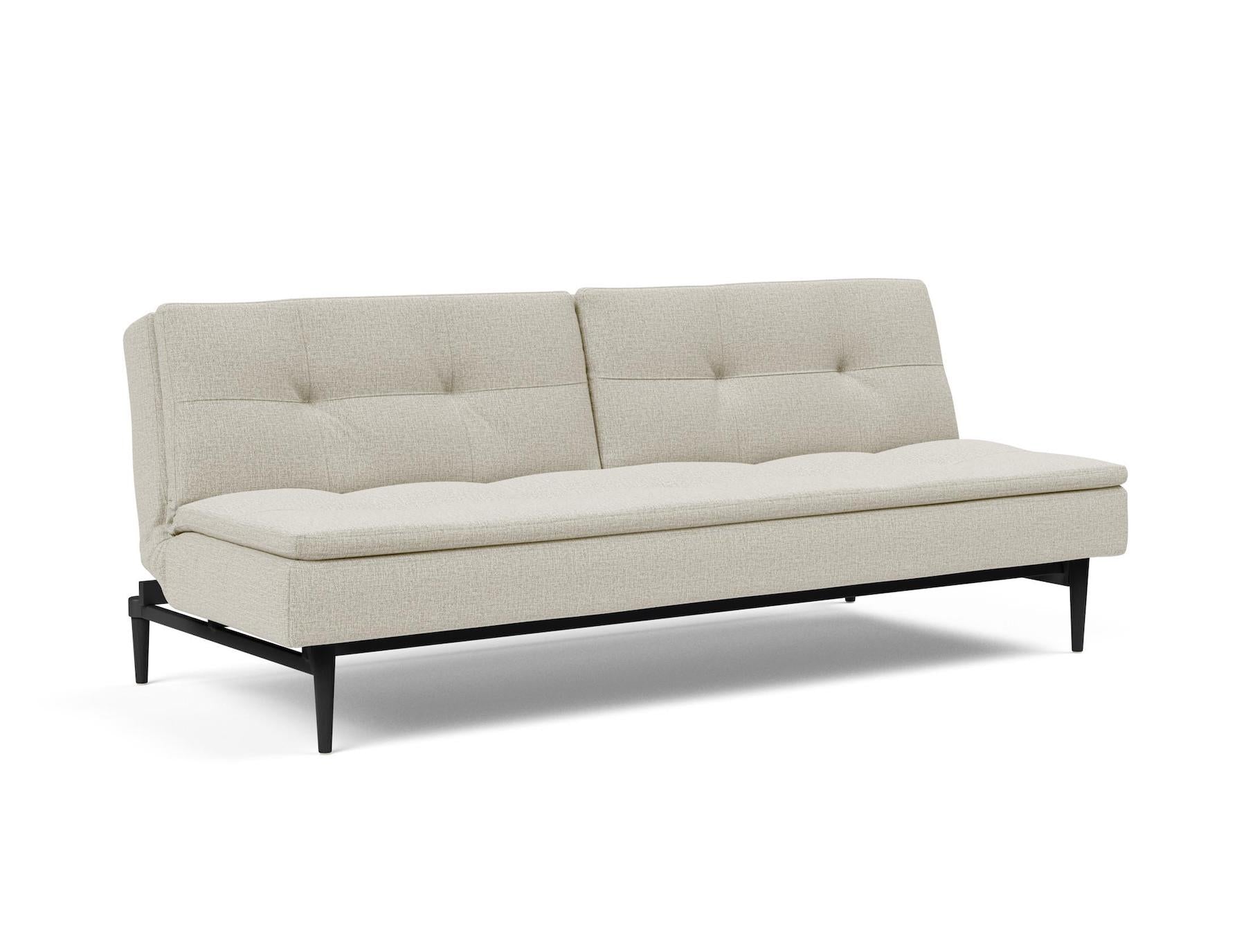 Divano letto una piazza e mezza design scandinavo 210 cm Dublexo - 527 Mixed Dance Natural