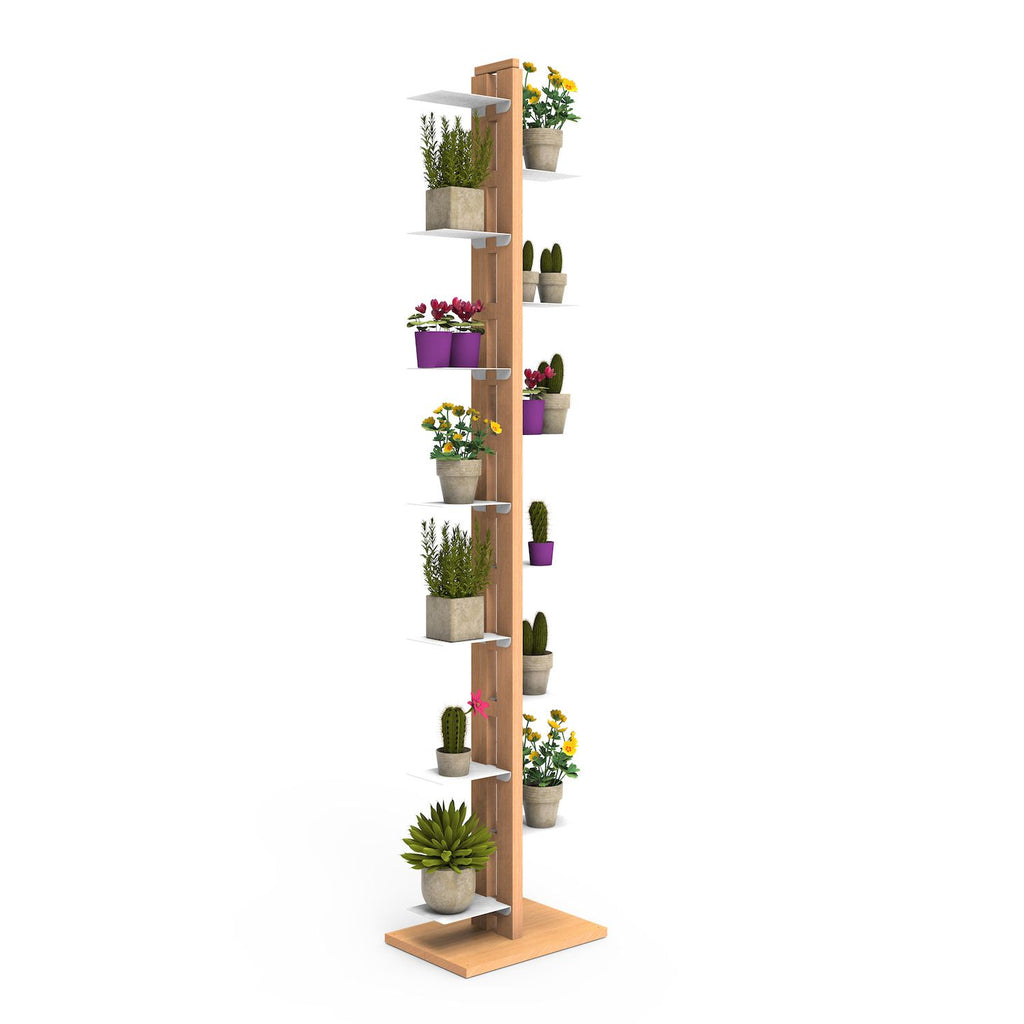 Portavasi da interno verticale in legno Zia Flora