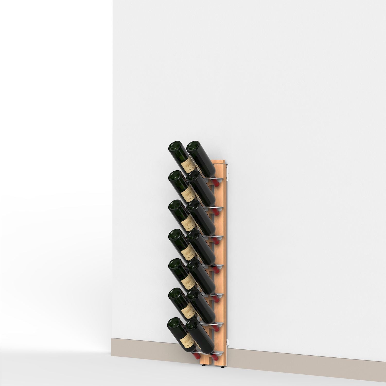 Portabottiglie da parete in legno Zia Gaia Mono