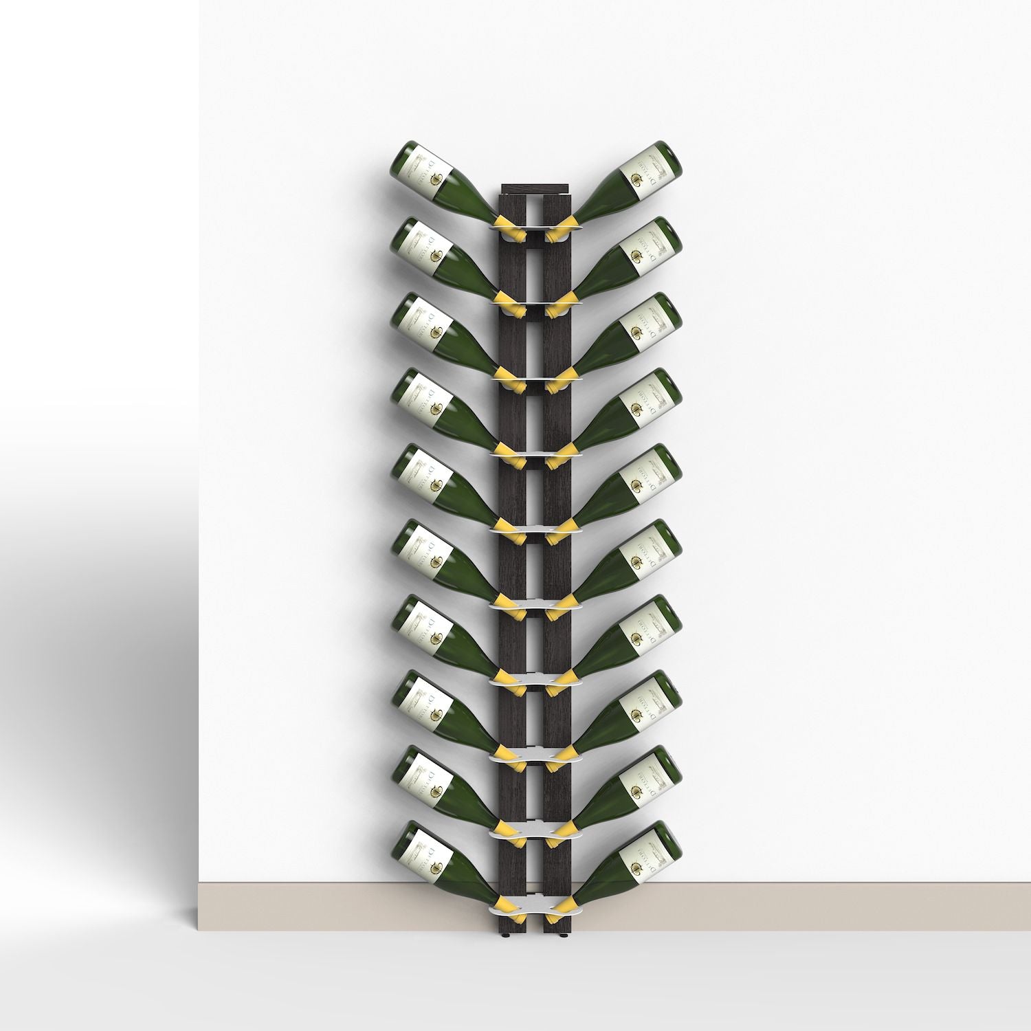 Portabottiglie da parete in legno Zia Gaia Mono