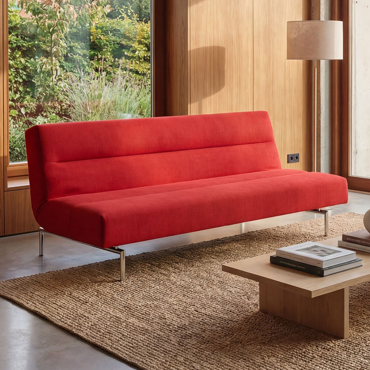 Divano letto design moderno Jillis - 511 Elegance Red