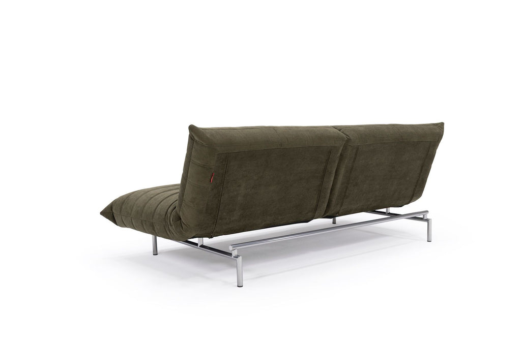 Divano letto una piazza e mezza design moderno Mikunjo - 316 Cordufine Pine Green
