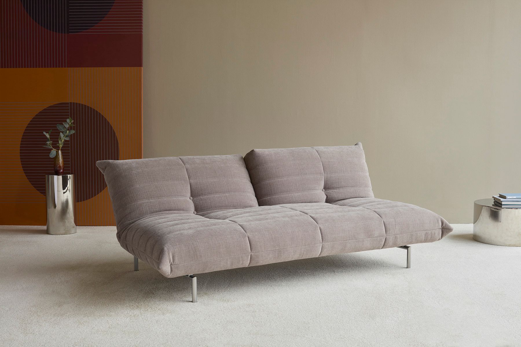 Divano letto una piazza e mezza design moderno Mikunjo - 418 Esina, Truffle