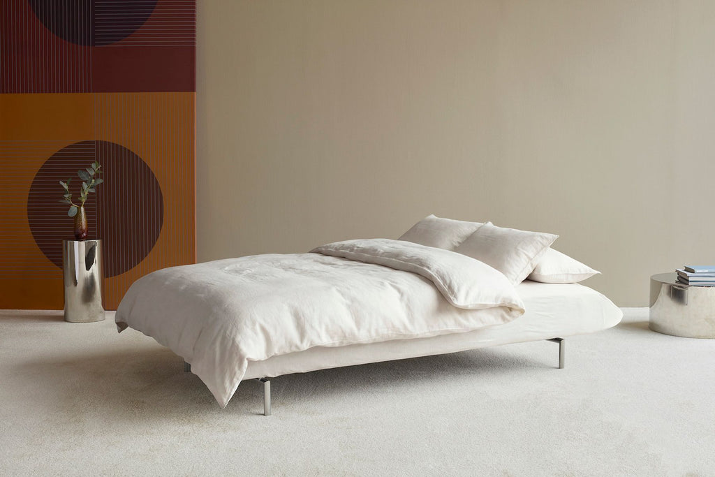 Divano letto una piazza e mezza design moderno Mikunjo - 418 Esina, Truffle