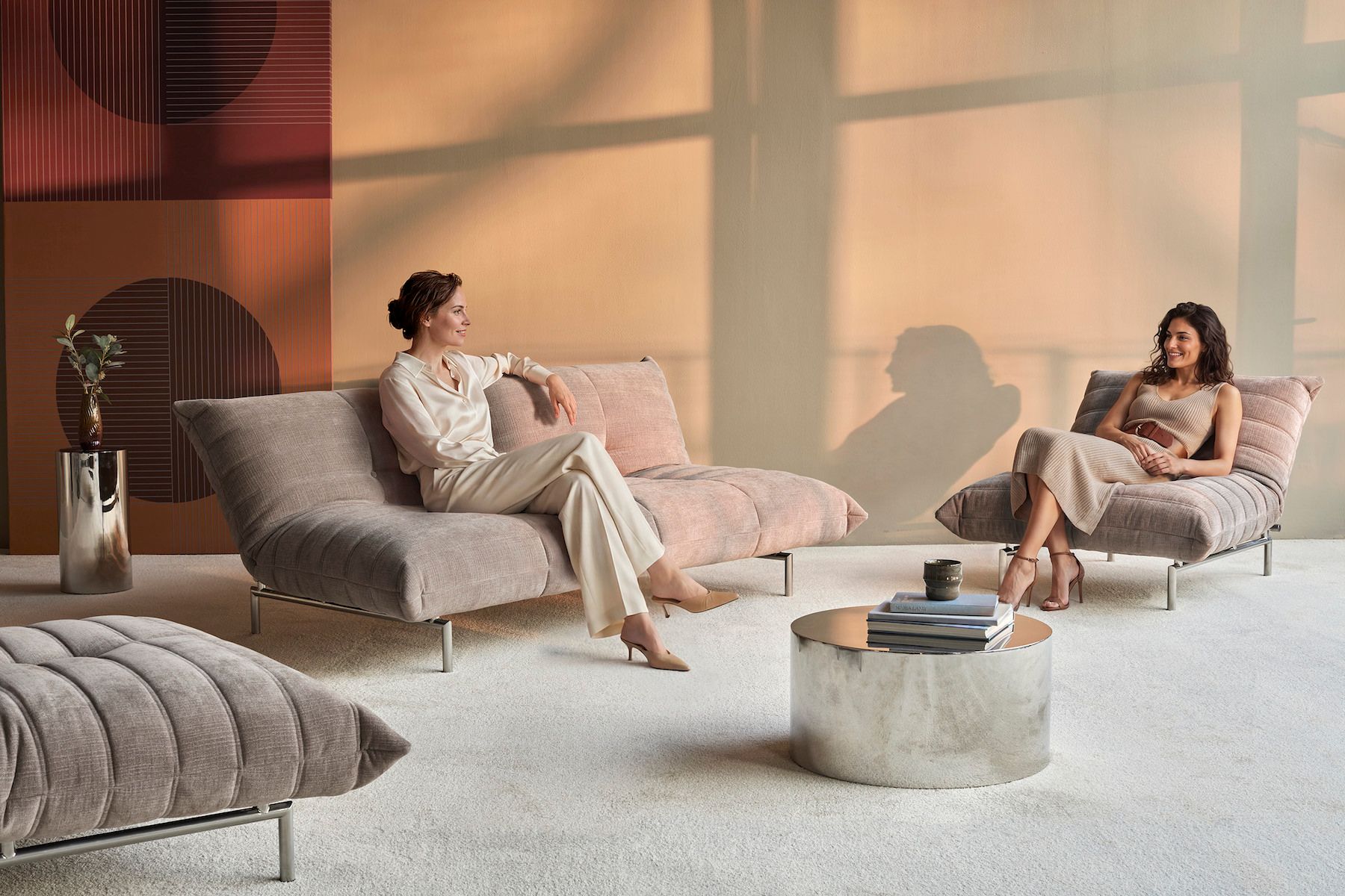Divano letto una piazza e mezza design moderno Mikunjo - 418 Esina, Truffle