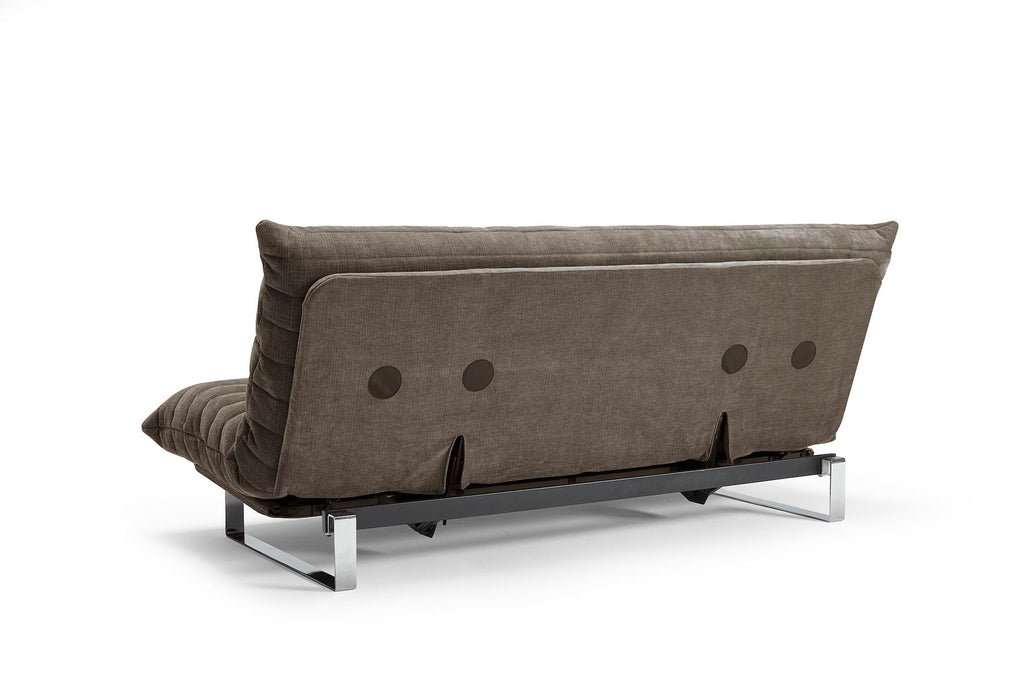Divano letto matrimoniale sfoderabile Minimum Quiltus - 411 Esina Cedar Brown