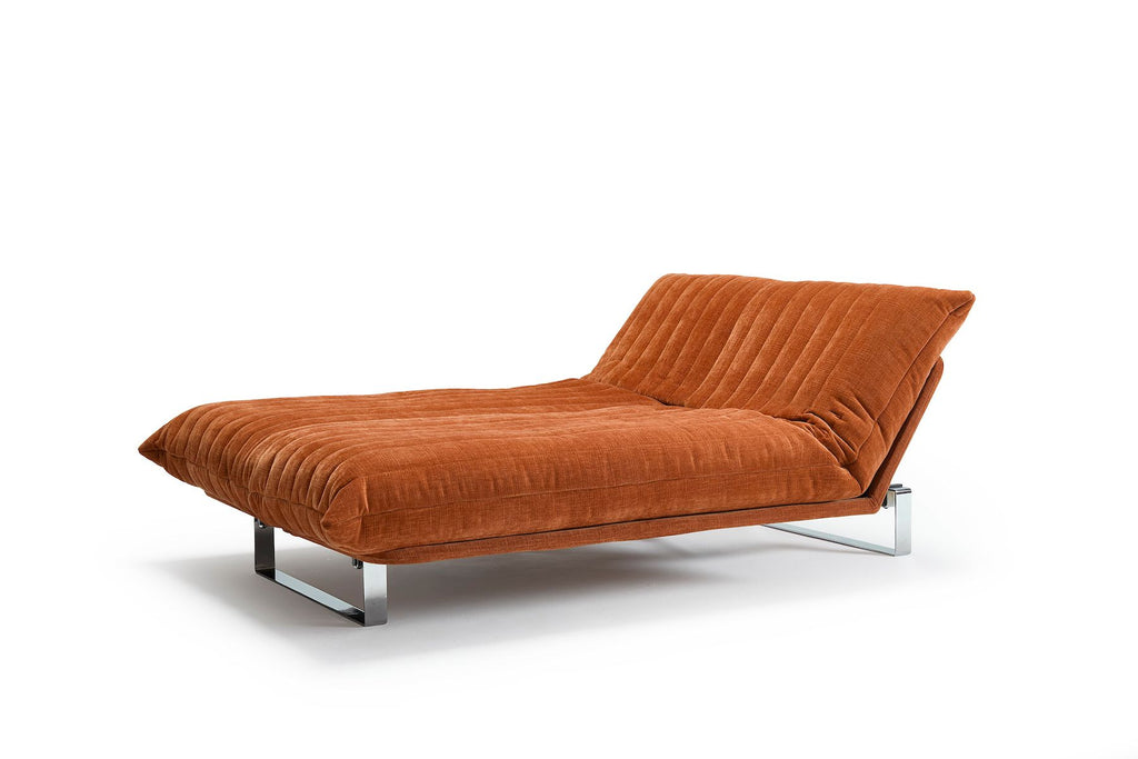 Divano letto matrimoniale sfoderabile Minimum Quiltus - 412 Esina Rust Orange