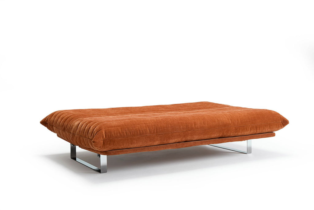 Divano letto matrimoniale sfoderabile Minimum Quiltus - 412 Esina Rust Orange
