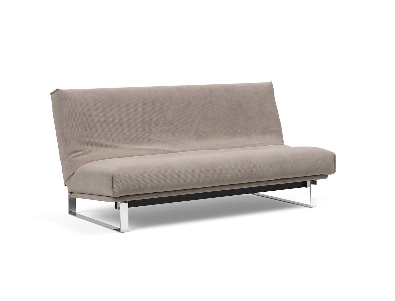 Divano letto matrimoniale Minimum sfoderabile 140 x 200 cm - 318 Cordufine, Beige