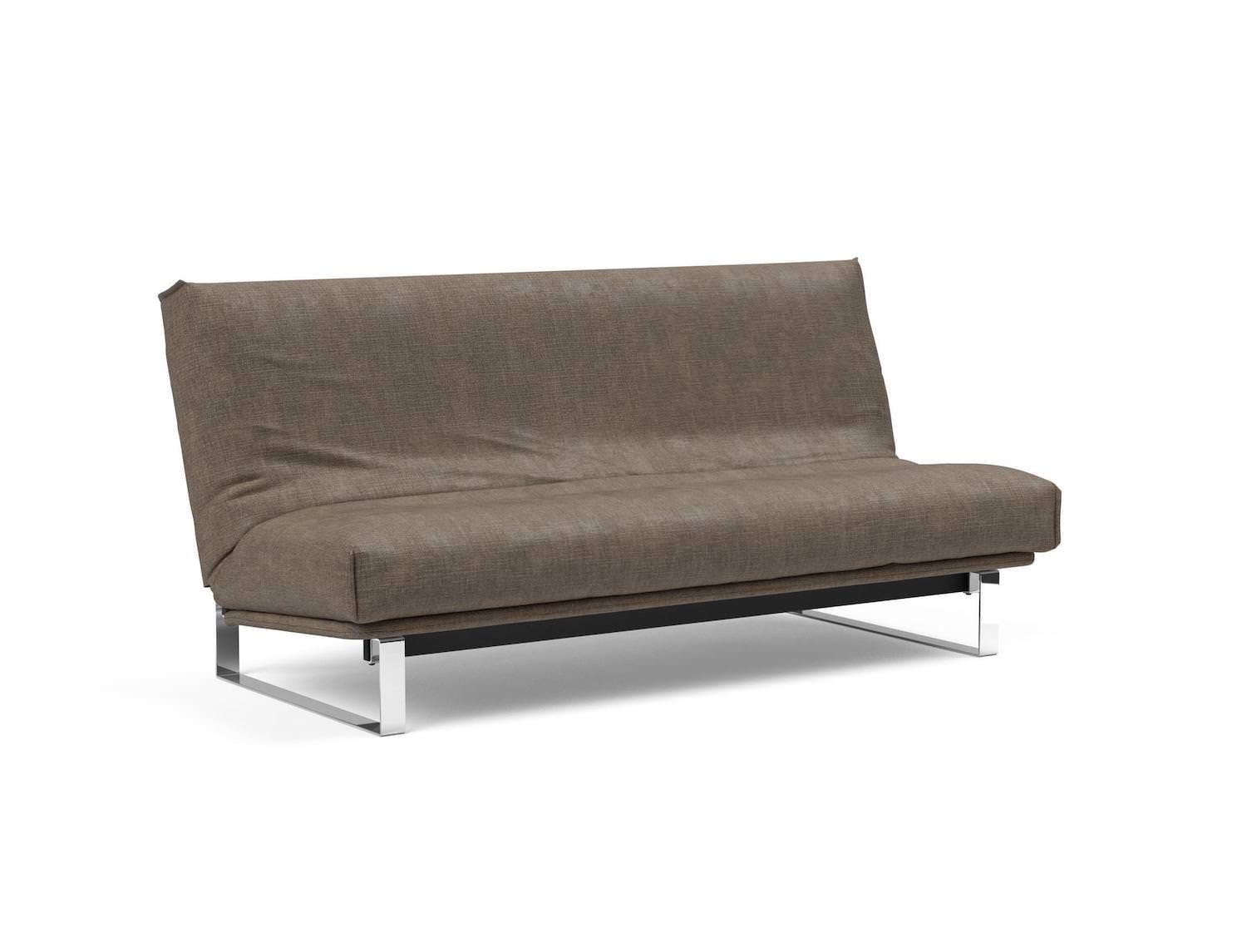Divano letto matrimoniale Minimum sfoderabile 140 x 200 cm - 411 Esina, Cedar Brown