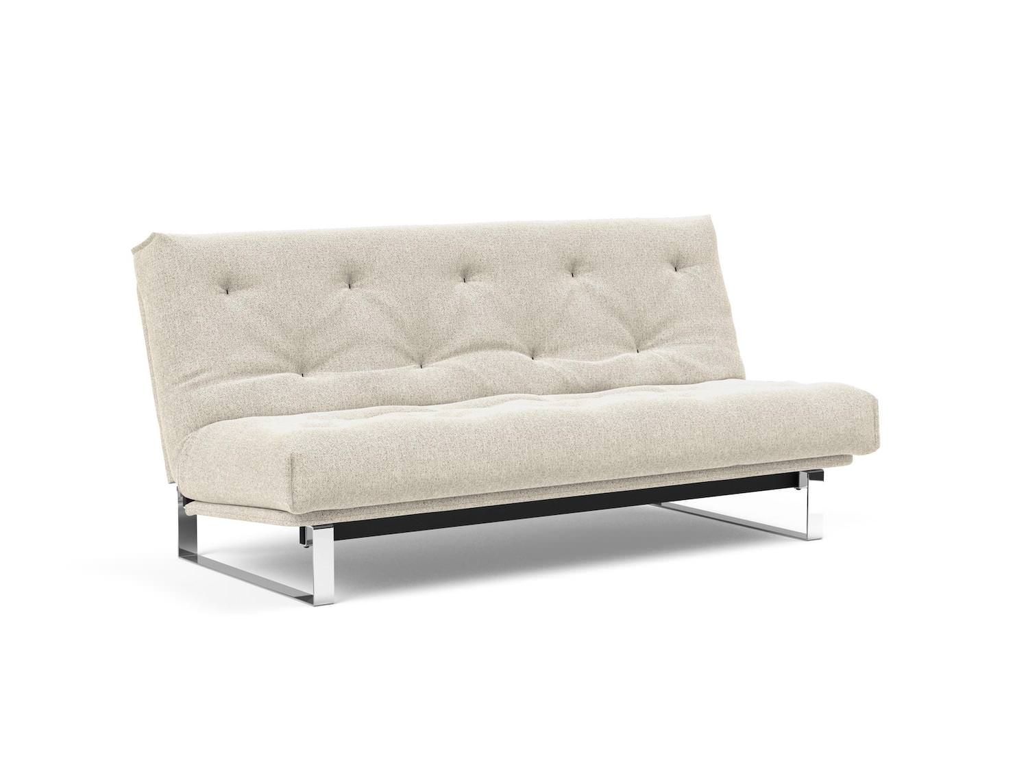 Divano letto matrimoniale uso quotidiano Minimum - 357 Taura, Off White