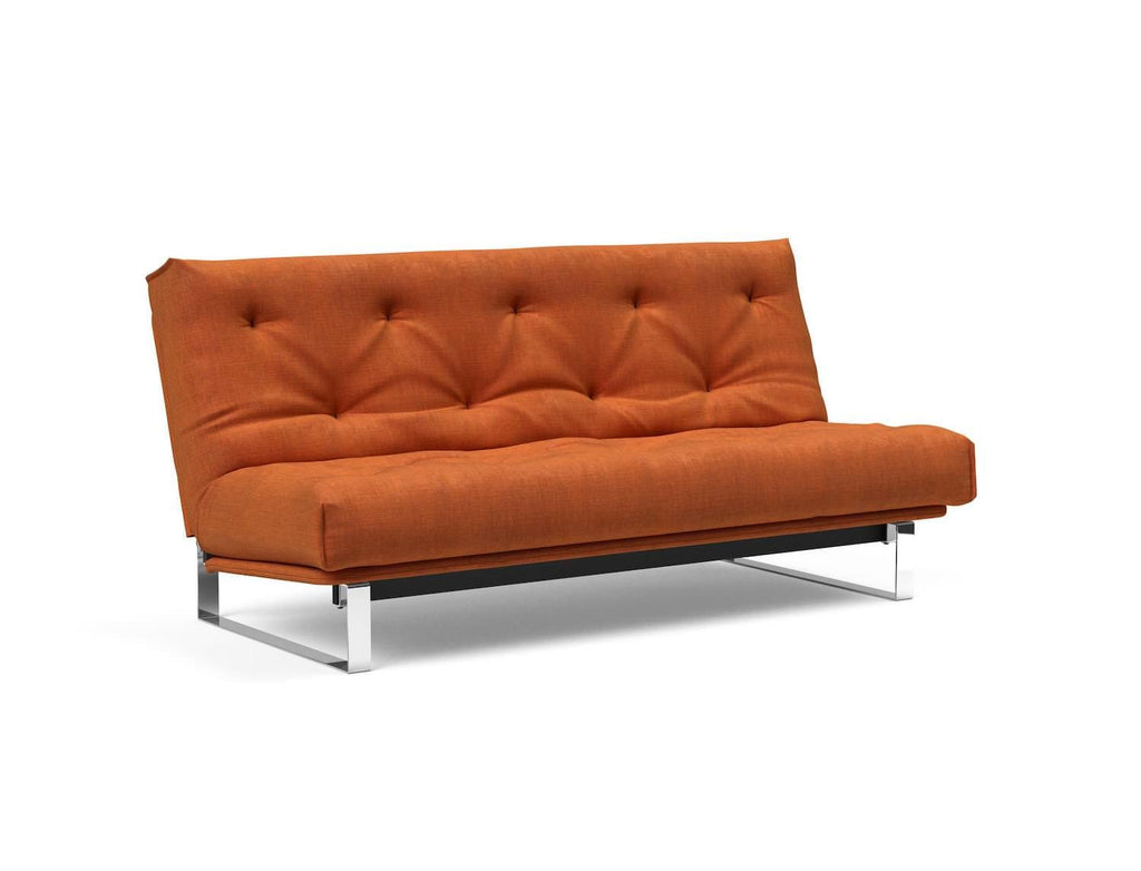 Divano letto matrimoniale uso quotidiano Minimum - 412 Esina, Rust Orange