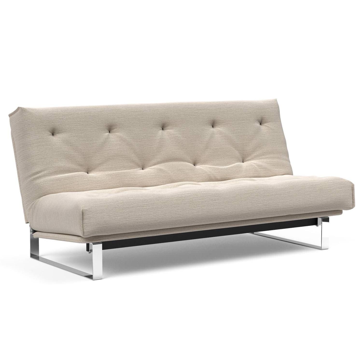 Divano letto matrimoniale uso quotidiano Minimum - 612 Blida, Sand Grey