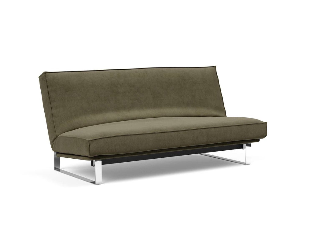 Divano letto matrimoniale Minimum sfoderabile 140 x 200 cm - 316 Cordufine, Pine Green