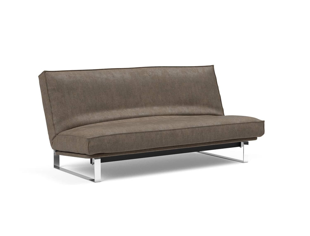 Divano letto matrimoniale Minimum sfoderabile 140 x 200 cm - 411 Esina, Cedar Brown