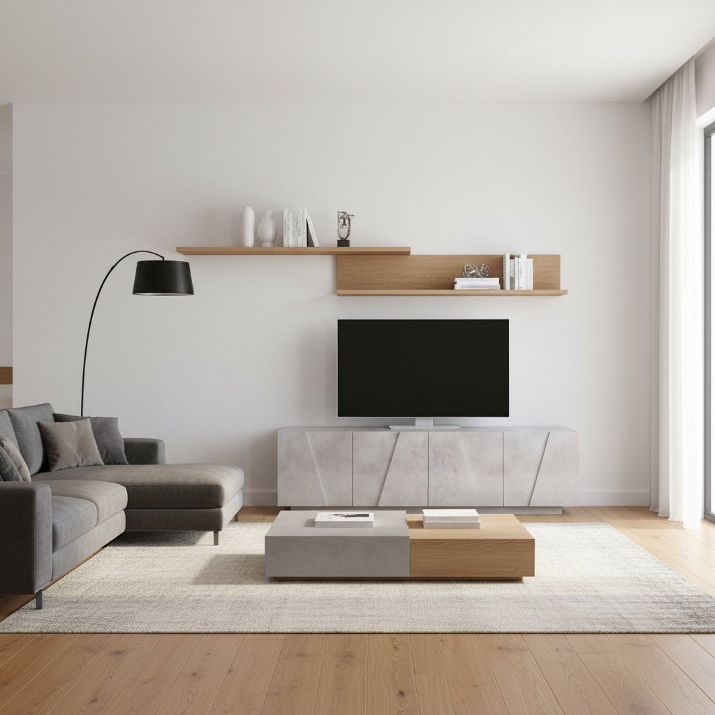Mobile porta TV Taylor 4A Cement