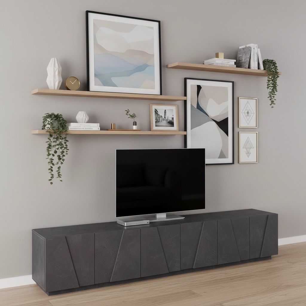 Mobile porta TV Taylor 6A Slate