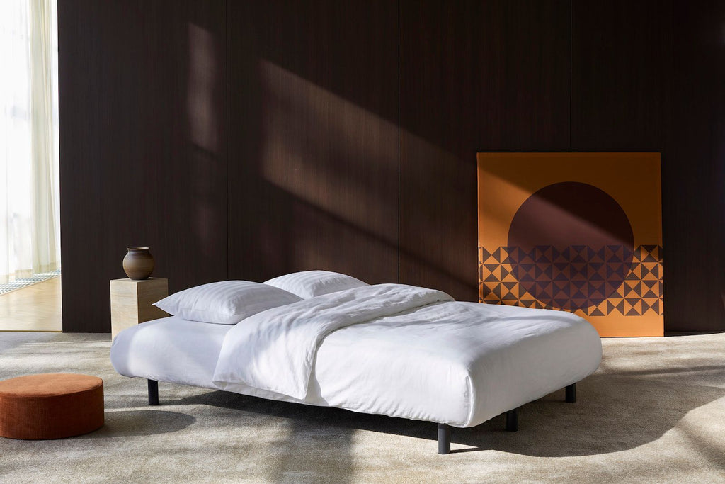 Divano letto matrimoniale design moderno Nabli - 316 Cordufine Pine Green