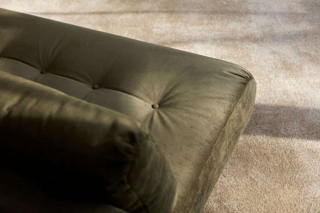 Divano letto matrimoniale design moderno Nabli - 316 Cordufine Pine Green