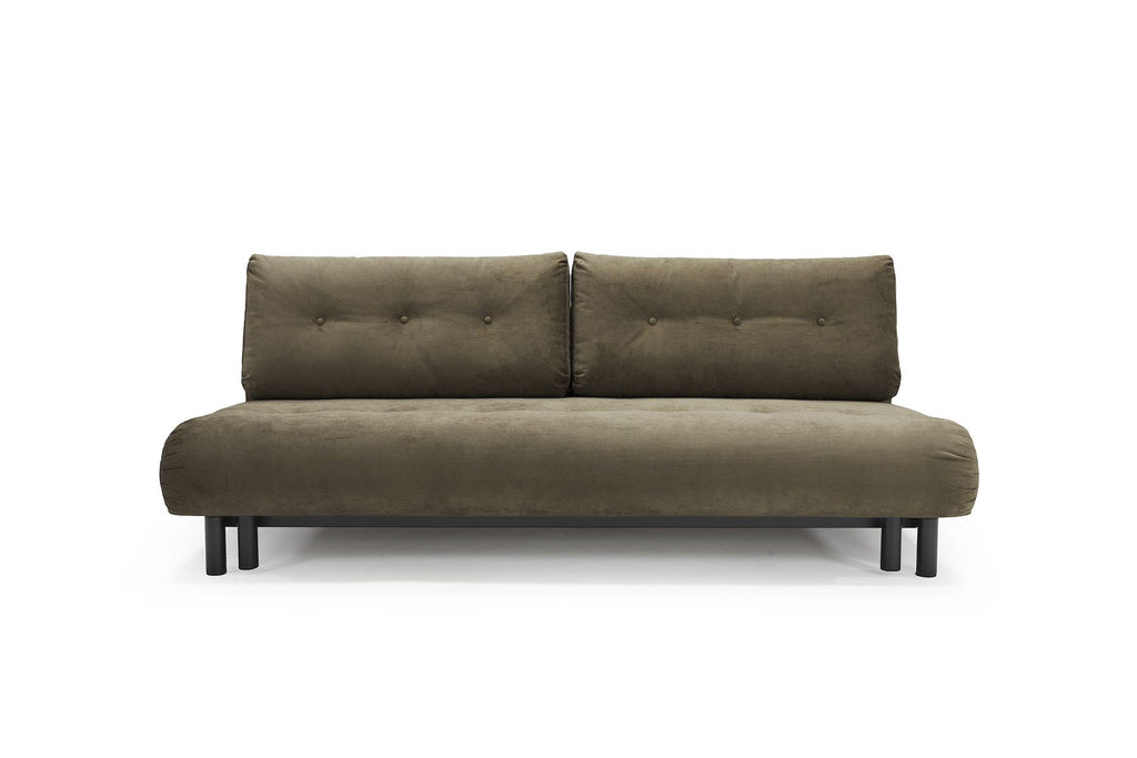 Divano letto matrimoniale design moderno Nabli - 316 Cordufine Pine Green
